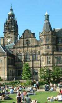Sheffield's Victorian Town Hall. Opened in 1897.